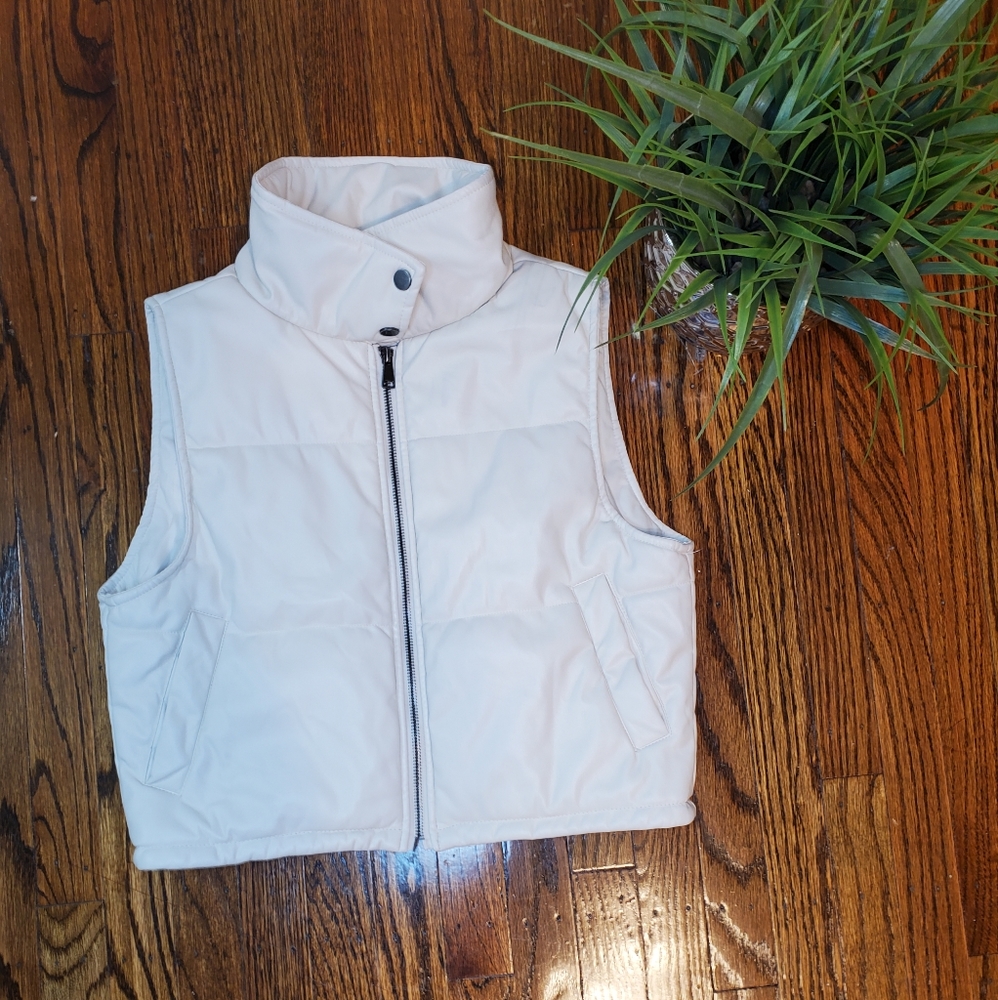 Anthropologie Faux Leather Vest - Picture 5 of 9